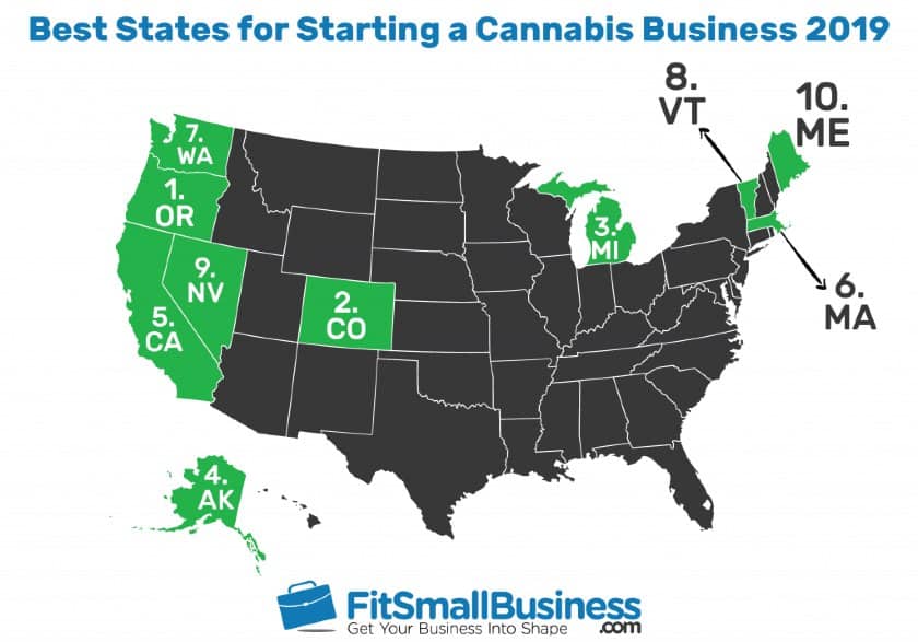 最适合做大麻生意的州