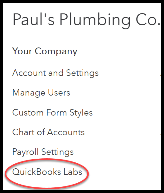 QuickBooks发票模板