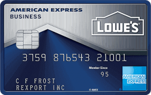来自美国运通的Lowe's Business Rewards卡