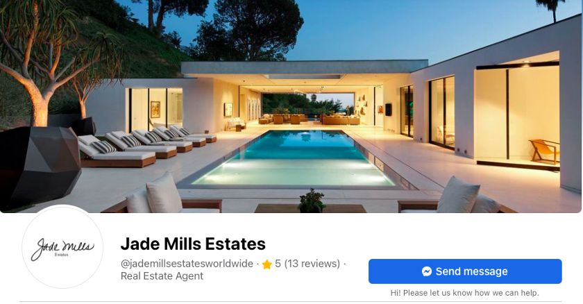 Jade Mills Estates Facebook封面