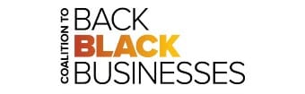 支持黑人企业联盟的标志。