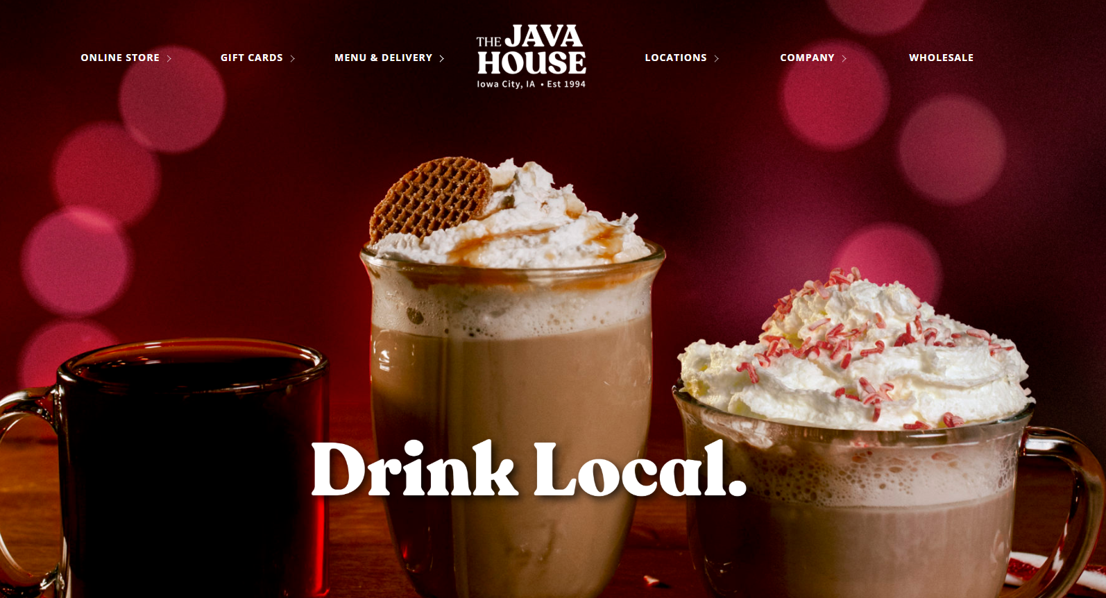 Java之家主页的截图