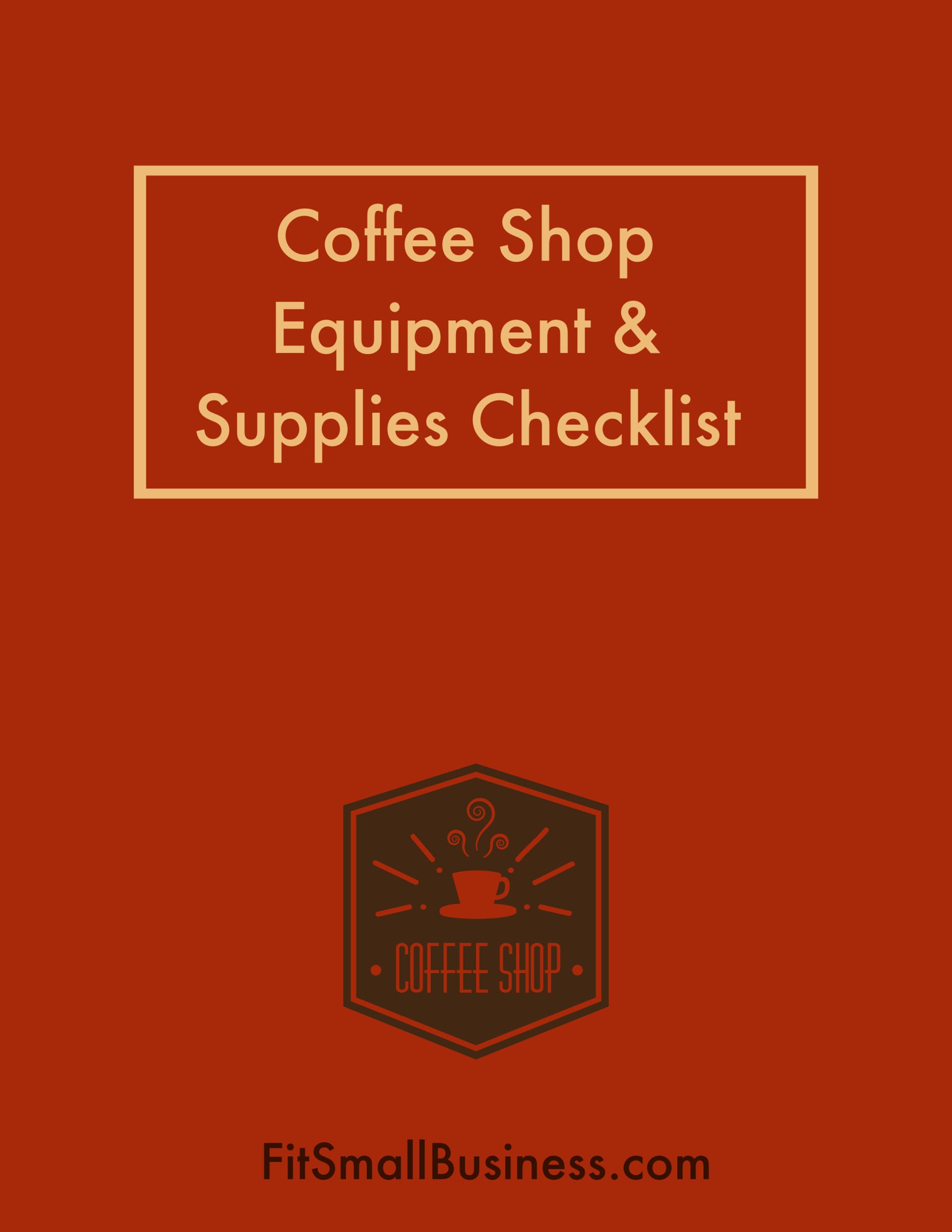 咖啡店设备及用品清单