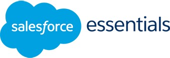 在新选项卡中链接到Salesforce Essentials主页的Salesforce Essentials标志。