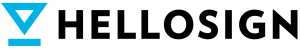 在新选项卡中链接到HelloSign主页的HelloSign标志。