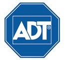 ADT徽标，它链接到一个新选项卡中的徽标主页。