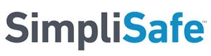 Simplisafe的标志，链接到Simplisafe的主页在一个新的选项卡。
