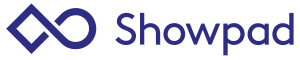 在新选项卡中链接到Showpad主页的Showpad徽标。
