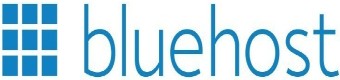 链接到Bluehost主页的Bluehost标志。