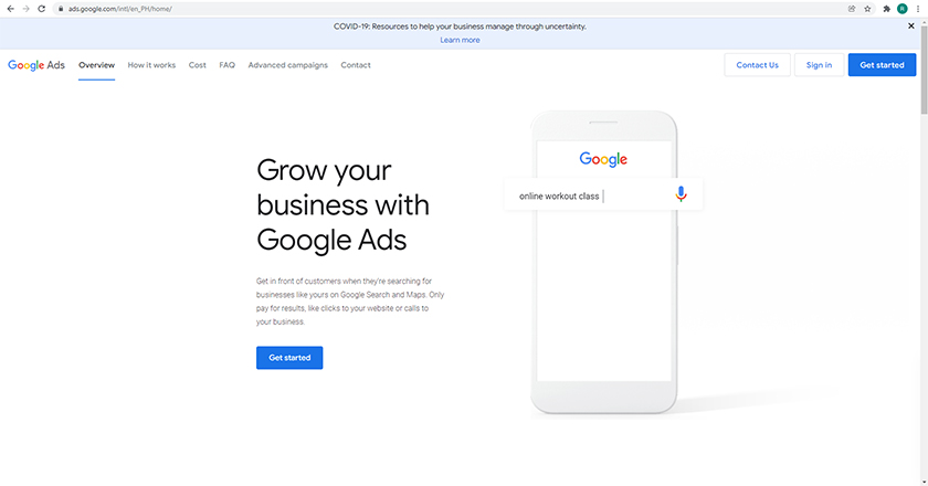 谷歌Ads接口有自己的子域。