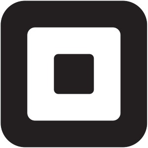 在新选项卡中链接到Square主页的Square标志