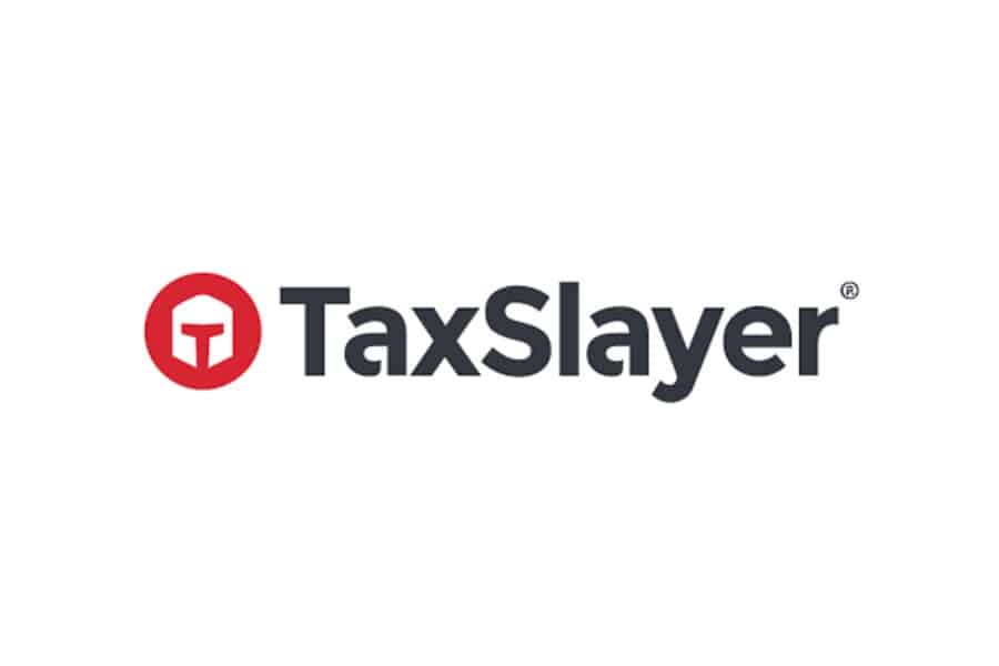 TaxSlayer logo as feature image for TaxSlayer review.