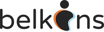 链接到Belkins主页的Belkins标志。
