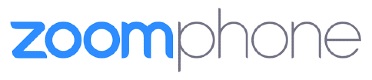 在新标签中链接到Zoom主页的Zoom手机logo。