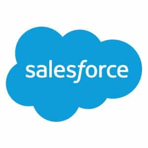 在新选项卡中链接到Salesforce主页的Salesforce标志。