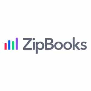 在新选项卡中链接到ZipBooks主页的ZipBooks标志。