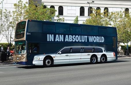 公交车上的绝对营销信息