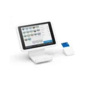 方形支架，用于iPad收据打印机，现金抽屉和条形码扫描仪。
