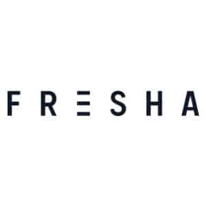 在新标签中链接到Fresha主页的Fresha标志。