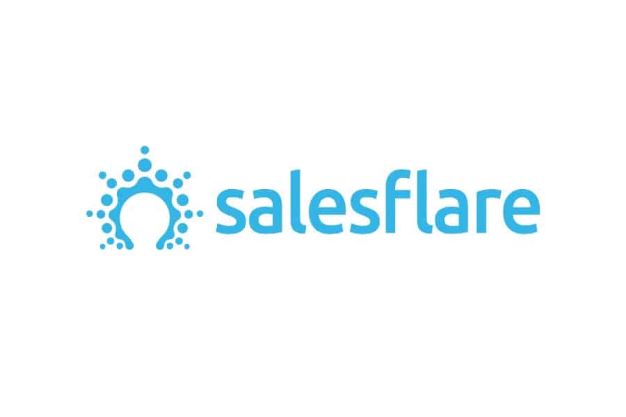 Salesflare标志的特征图像。