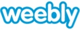 Weebly徽标，链接到Weebly主页。