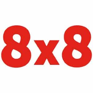 8：8