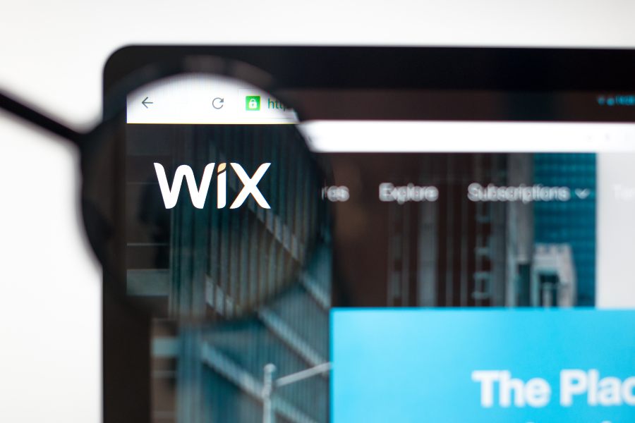 Magnified Wix Logo