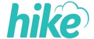Hike标志，在新选项卡中链接到Helcim主页。