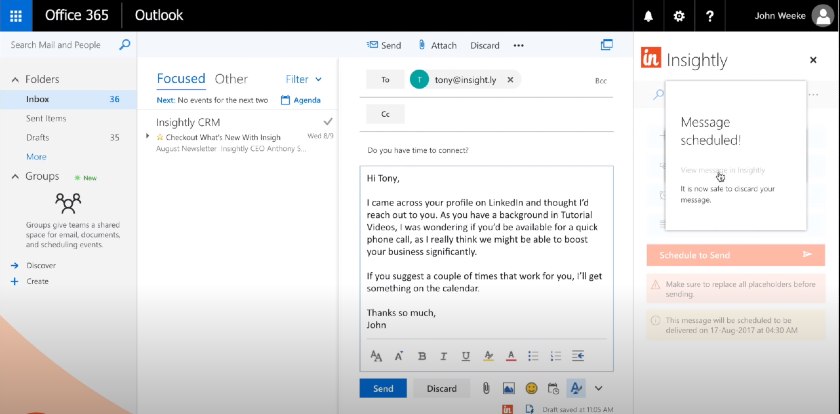 Microsoft Office商店的Outlook边栏。