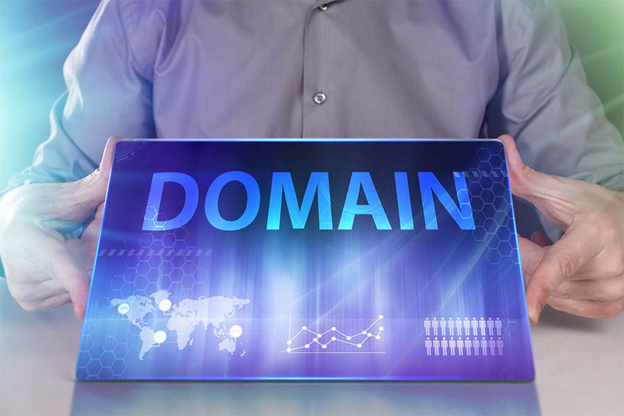 Registering a domain name.