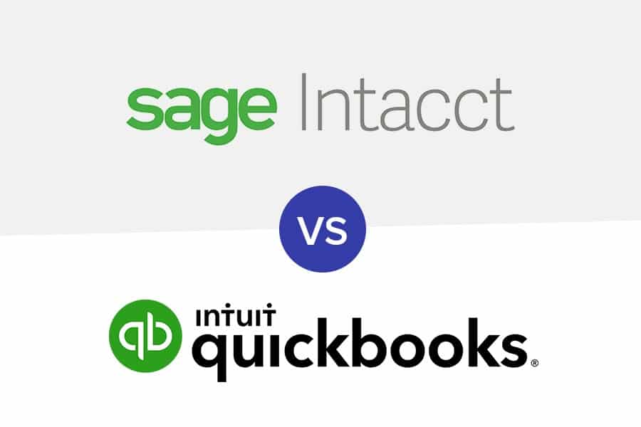 Sage inacct vs QuickBooks标志