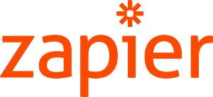 在新标签中链接到Zapier主页的Zapier标志。