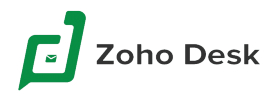 Zoho的桌子上标志
