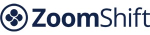 ZoomShift logo，链接到主页。