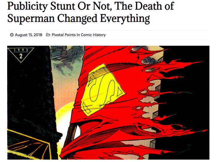 DC漫画《超人之死