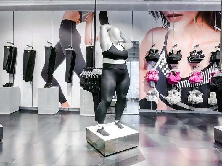 Women's gym clothing store.