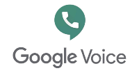 谷歌语音logo，链接到谷歌语音应用程序。