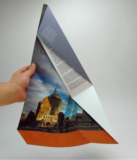 Behance折纸手册模板示例。