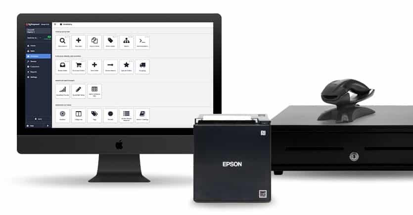 展示现金抽屉usb打印机和usb扫描仪