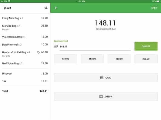 显示Loyverse支付页面。
