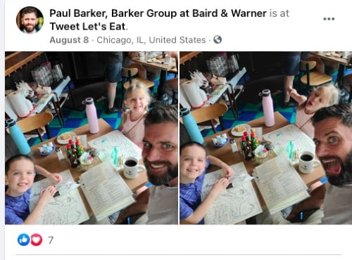 Facebook post from Paul Barker