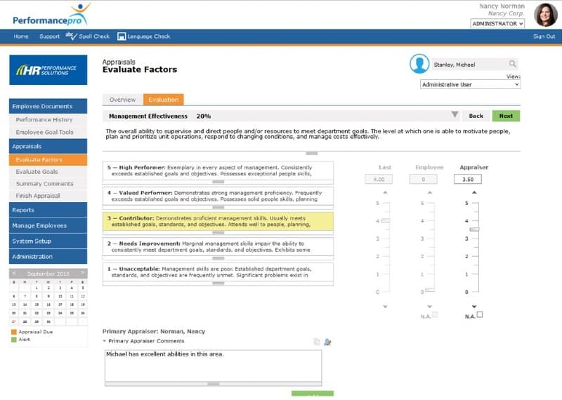 Performance Pro特性