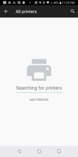 寻找打印机。