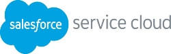 在新标签中链接到Salesforce网站的Salesforce服务云标志。