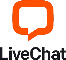 链接到LiveChat主页的LiveChat标志。