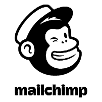 Mailchimp的标志，链接到Mailchimp主页。