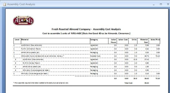 演示如何在ABC库存中使用自己的标识创建自定义发票。