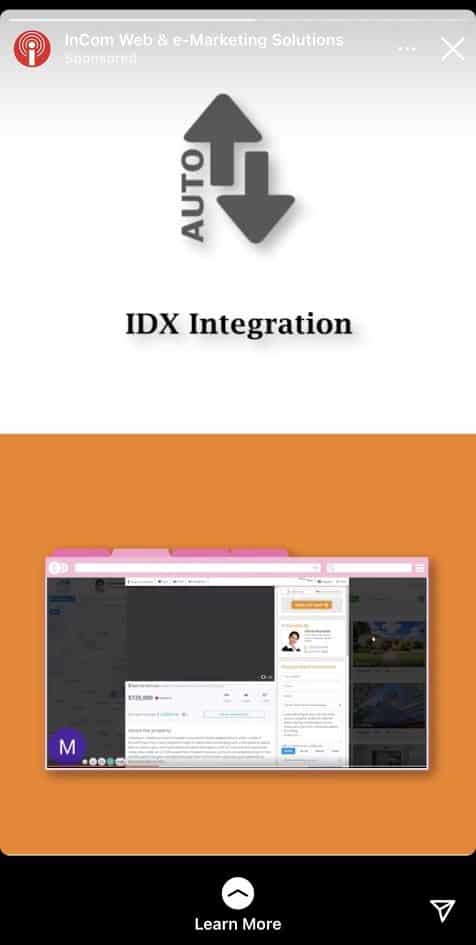 IDX整合付费广告。