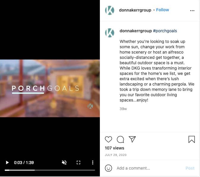 使用IGTV的donnakerrgroup的Poach目标视频。