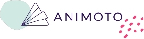 Animoto logo链接到Animoto主页。